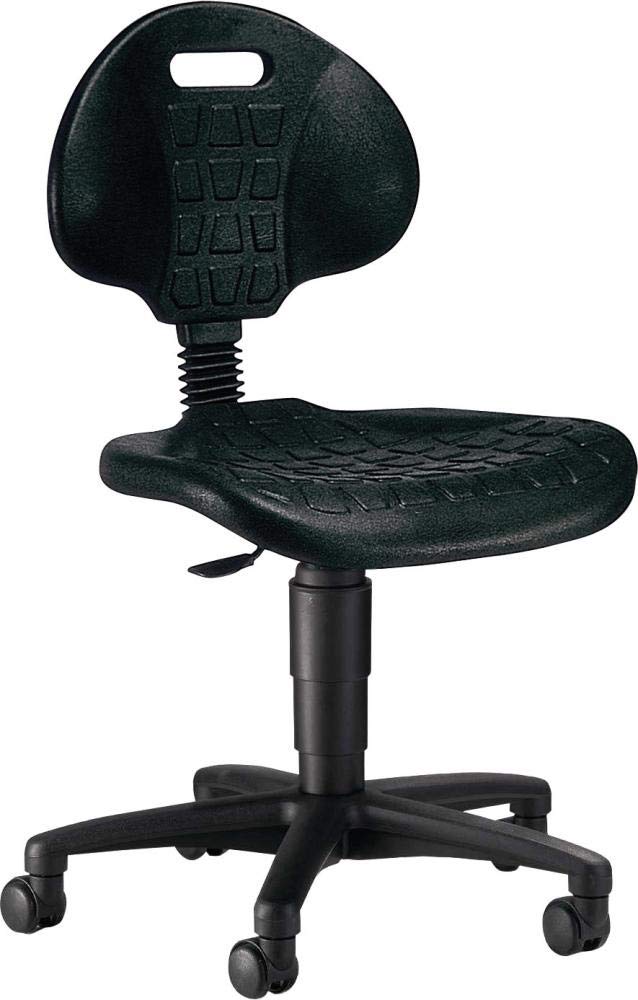 72220PU0 Ergonomic Office Desk Chair - Black & Gold - Adjustable Height & Swivel - Perfect for Home Office, Gaming & Workspace