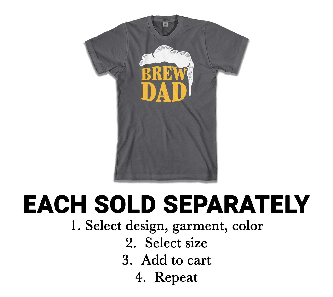 Brew Dad, Brew Mom, Micro Brew - Matching Family Beer Lover T-Shirts Gift Set for Couples & Kids | Perfect for Brewery Visits, Beer Festivals & Family Gatherings