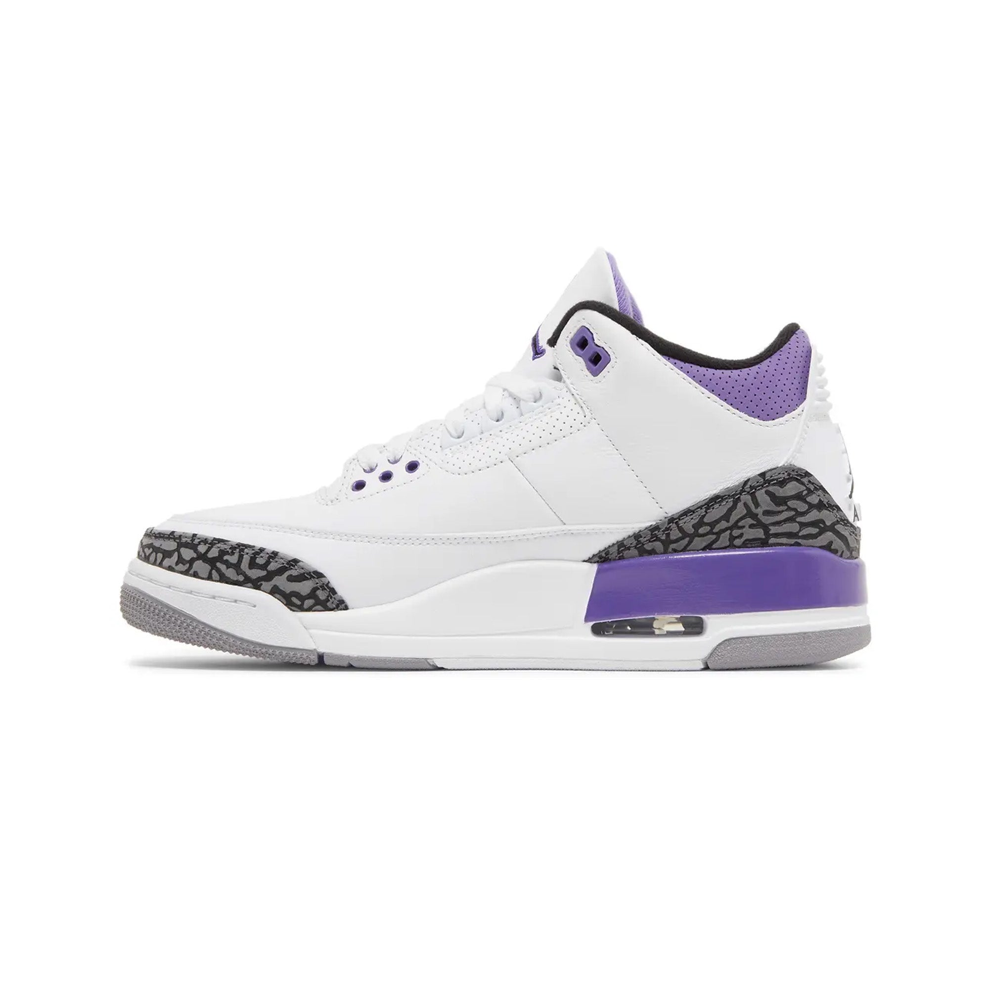 Air Jordan 3 Retro 'Dark Iris' (2022) - Men's Basketball Shoes for Casual Wear & Sneaker Collection | Perfect for Street Style & Sports Enthusiasts