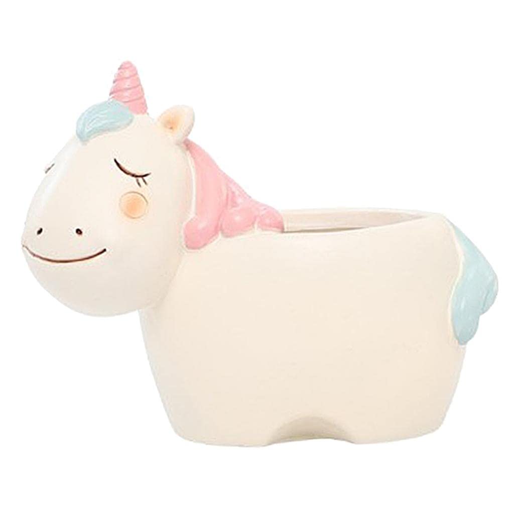 Homozy Resin Animal Flower Pots - Cute Unicorn Succulent Planter, Window Box for Indoor Plants, Home & Office Decor - Perfect for Small Spaces, Gifts, and Desktop Decor