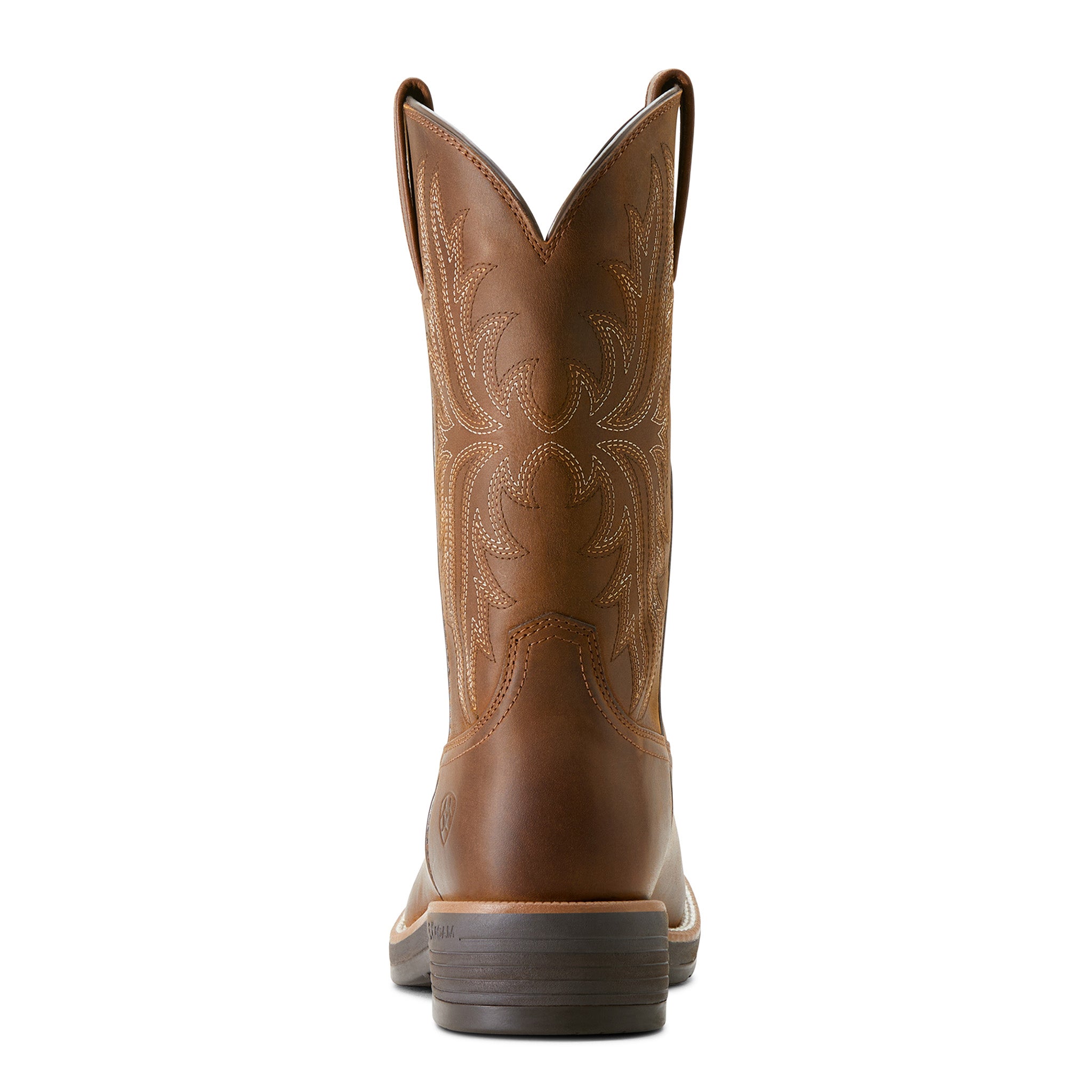 Ariat Men's Ridgeback Work Boots - Tan Leather Steel Toe, Waterproof & Comfortable for Construction, Farming & Outdoor Work