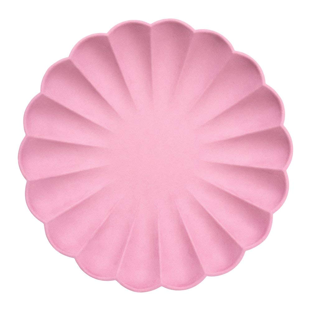 Eco-Friendly Compostable Party Plates - Pack of 8 Biodegradable Disposable Plates for Birthday, Wedding & Special Occasions | Perfect for Outdoor Picnics, Baby Showers & Sustainable Celebrations