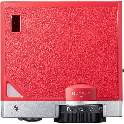 Godox Lux Junior Retro Camera Flash - Vintage Style Flash for DSLR & Mirrorless Cameras - Perfect for Photography, Weddings, Events & Studio Shoots (Red)