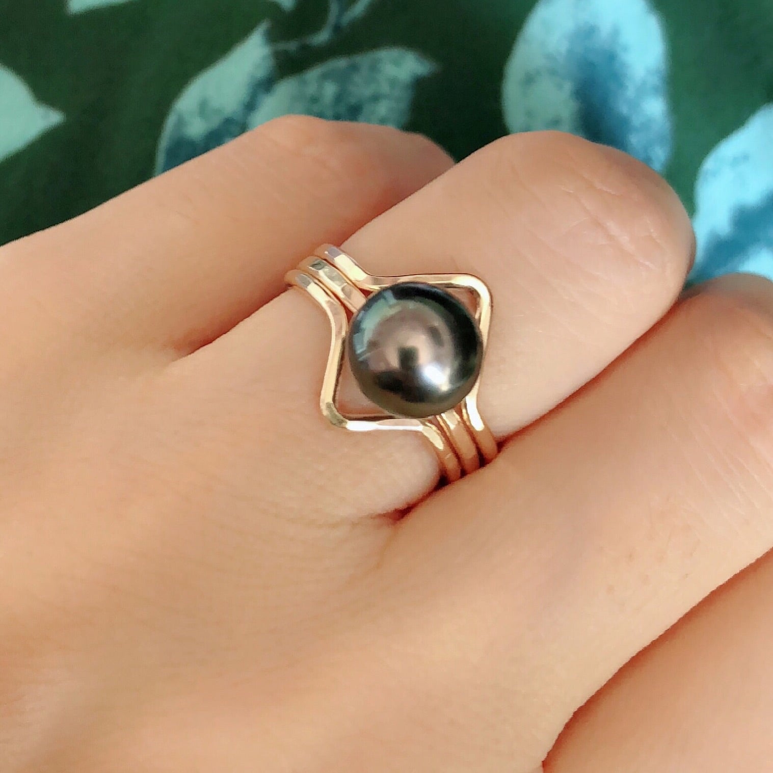 Elvani Chevron Rings Set for Women - Stackable Geometric Gold & Silver Rings - Trendy Minimalist Jewelry for Everyday Wear, Gift Giving & Special Occasions