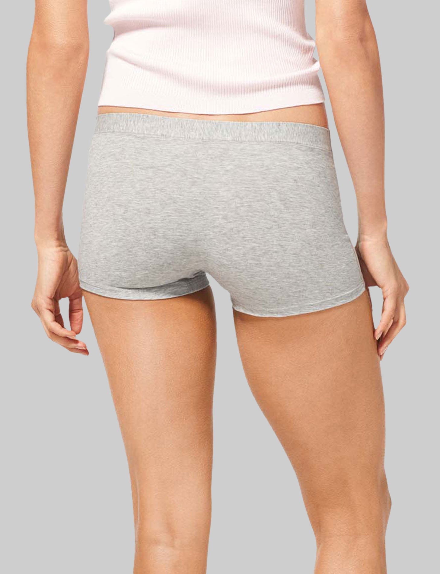 Women's Breathable Cotton Boyshort Underwear - Soft & Comfortable for Everyday Wear, Sleep & Lounge