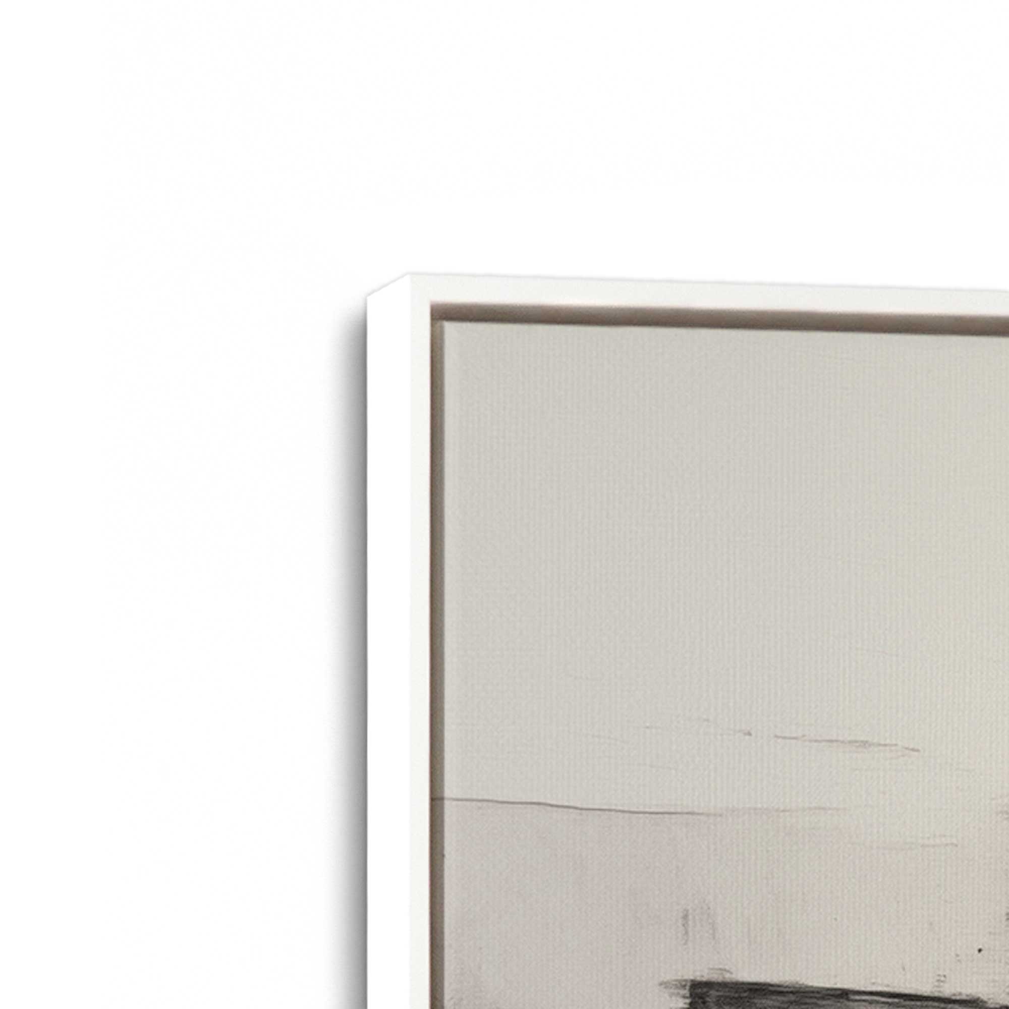 Contrast in Silence II - Modern Abstract Canvas Wall Art Print for Living Room, Bedroom & Office Decor | Home & Interior Design