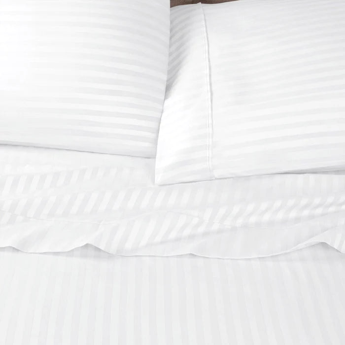 Premium Egyptian Cotton 600 Thread Count Pillowcase Set (2-Piece) - Soft & Breathable Bedding for Luxurious Sleep - Perfect for Master Bedroom, Guest Room & Hotel Use