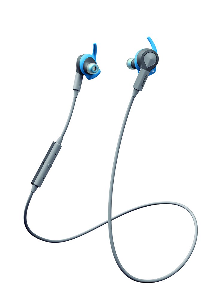 Jabra Sport Coach Wireless Bluetooth Earbuds - Sweatproof Sports Headphones with Secure Fit for Running, Gym & Workouts | Noise Cancelling for Clear Calls | Long Battery Life