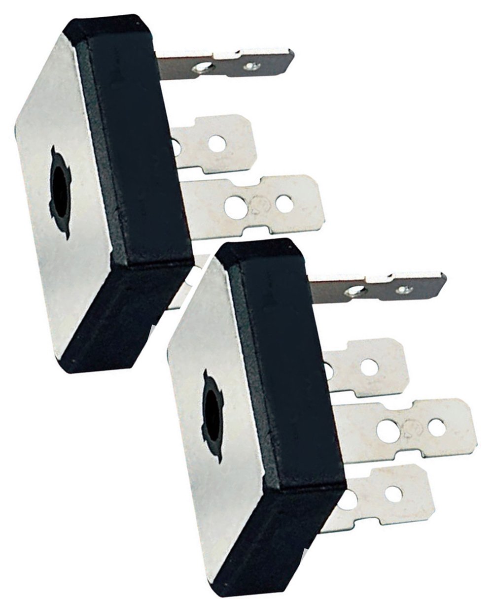 GBPC3504 Bridge Rectifier Diode - Single Phase 400V 35A Power Module (1.1V, 4-Pin) for PowerDrive 2 Chargers, MacBook Chargers & Electronics Repair | High Current Rectification for Power Supplies, Battery Chargers & Industrial Equipment