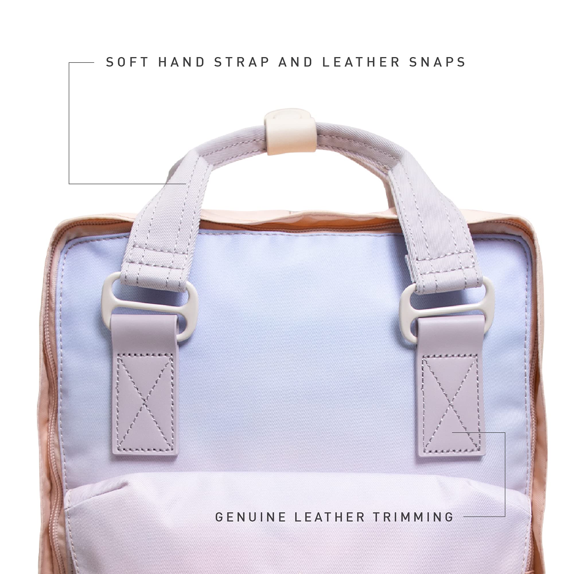 Stylish Doughnut Macaroon Sky Series 16L Lightweight Backpack for Women & Girls - Water-Resistant School Bag with Laptop Compartment (Fits 14-Inch Notebook) - Perfect for College, Travel & Everyday Use