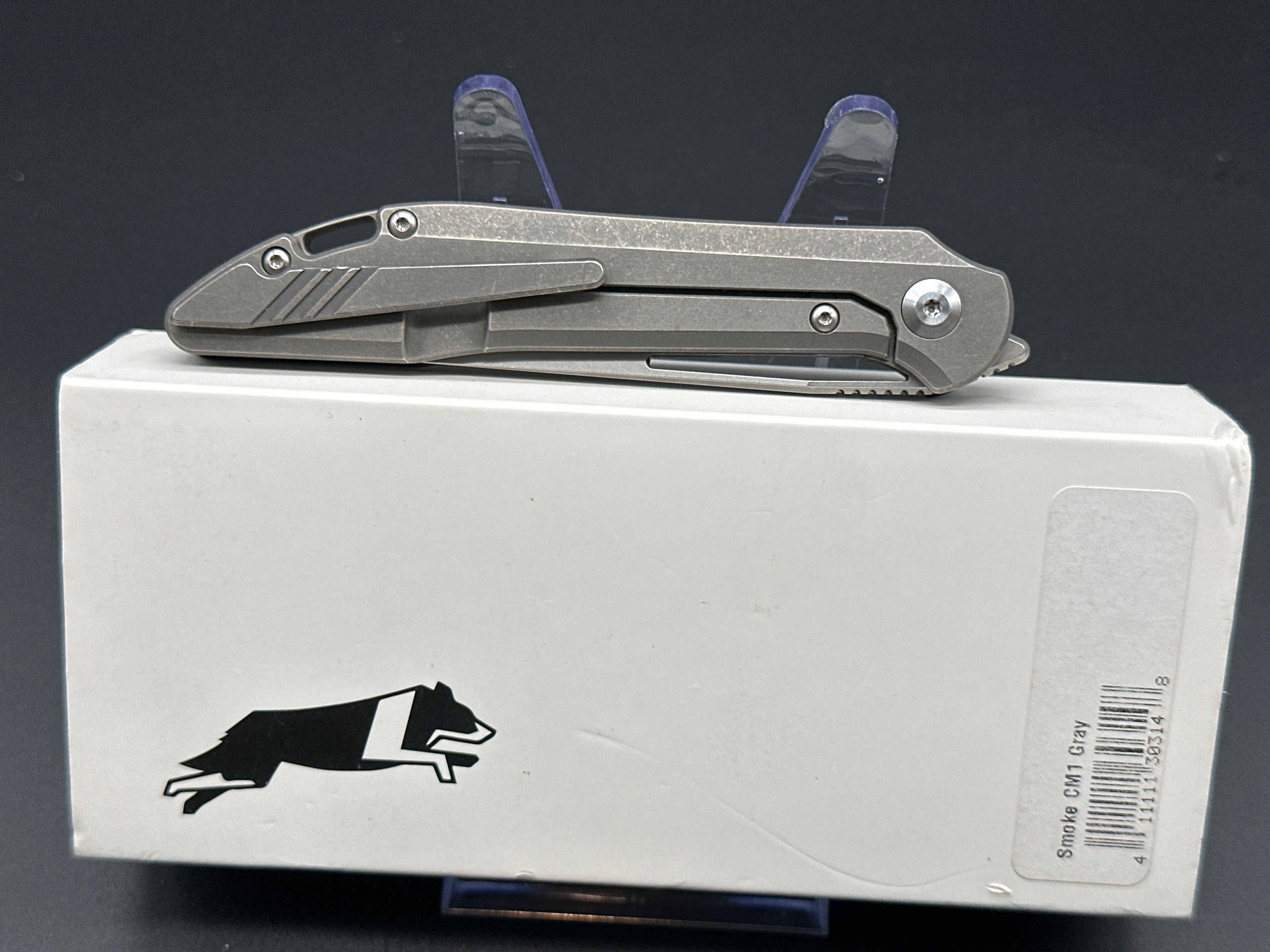 Boos Blades Smoke CM1 Folding Pocket Knife - Premium EDC Knife for Outdoor, Camping & Everyday Carry | Sharp & Durable Stainless Steel Blade