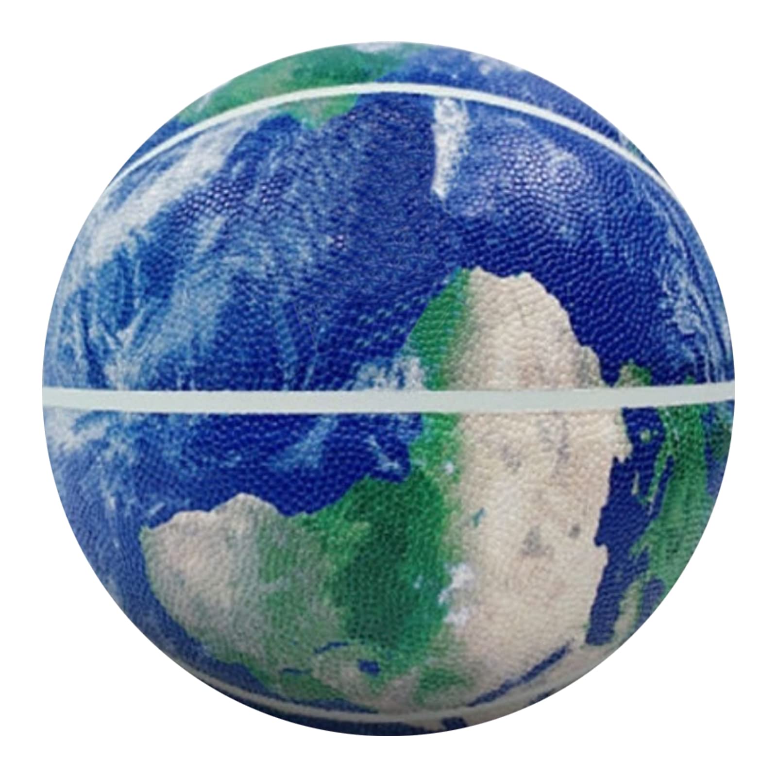 Colorful Earth Star Basketball - Moisture-Absorbing Wear-Resistant Leather for Indoor/Outdoor Play