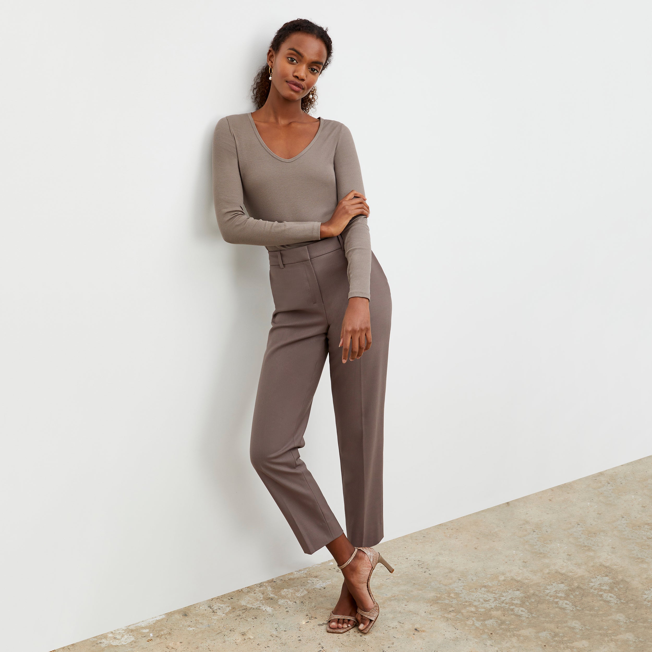 Premium Mejia Sharkskin Mink Pants for Women - Soft & Stylish Formal Trousers for Office, Business Meetings & Special Occasions