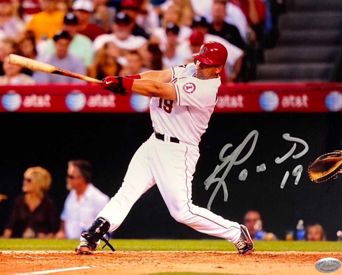 Kendrys Morales Autographed 8x10 Photo - Los Angeles Angels MLB Memorabilia - Perfect for Sports Collectors, Fans, and Home Decor