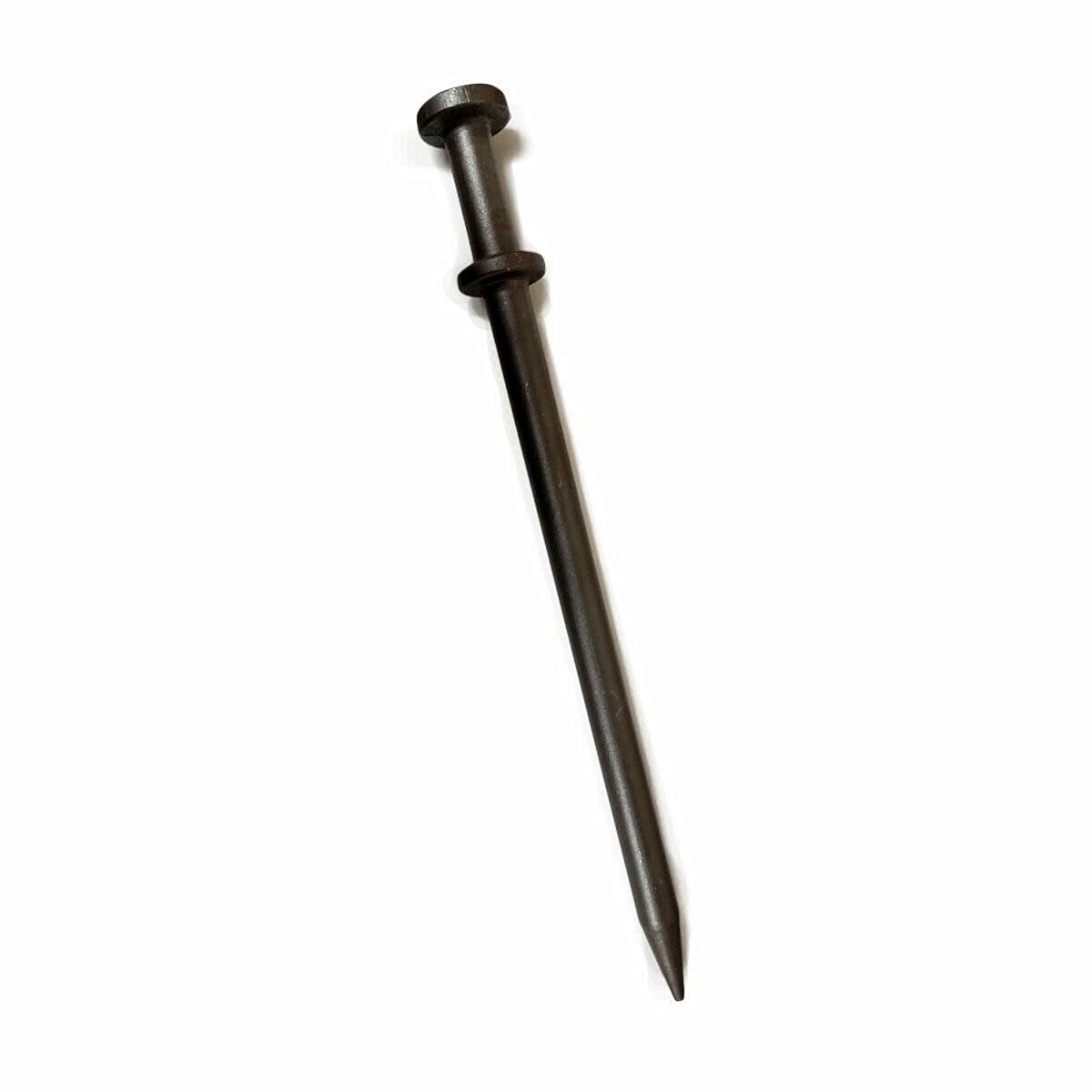 Heavy Duty Double Head Steel Tent Stakes 40 Inch - 4 Pack for Commercial Inflatables, Party Tents, Camping Shelters | Secure Anchoring for Outdoor Events, Beach Canopies & Backpacking Tents