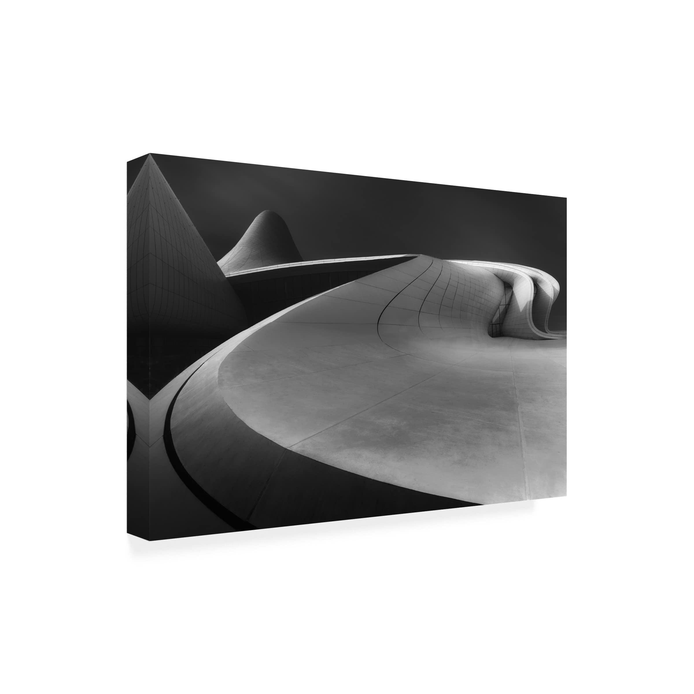 Trademark Fine Art 'Light Games' Canvas Wall Art by Olavo Azevedo - Modern Abstract Painting for Living Room, Bedroom & Office Decor