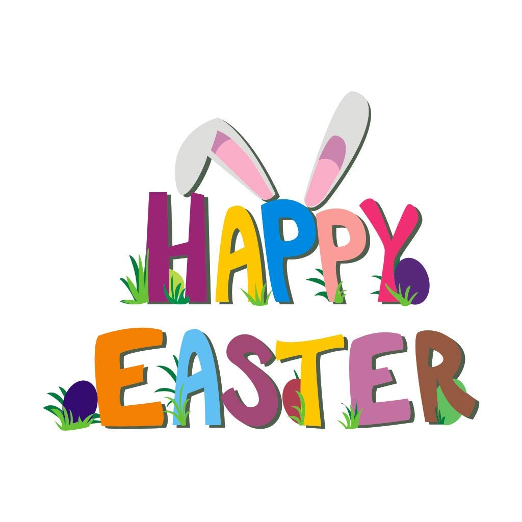 Celendi 3D Rabbit Wall Stickers - Happy DIY Vinyl Art Decals for Easter Room Decor, Home Wall Decoration | Perfect for Kids Bedroom, Nursery, Living Room & Party Decorations