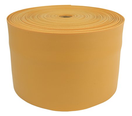 Latex-Free Resistance Exercise Bands - Gold Color 50 Yard Roll/Box for Home Workouts, Physical Therapy & Fitness Training