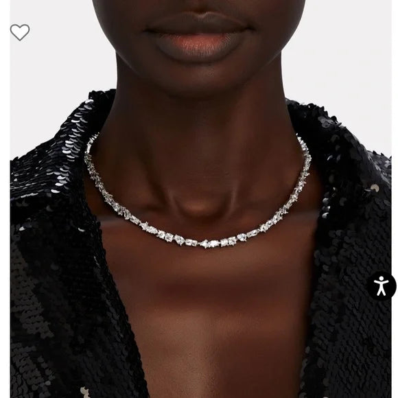Julie Tennis Necklace - Elegant 14K Gold Plated Diamond-Cut Chain Necklace for Women | Perfect for Weddings, Parties & Everyday Wear