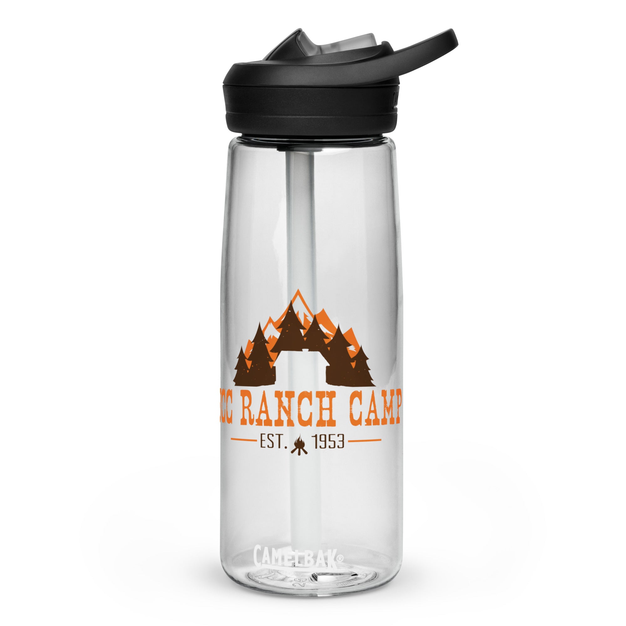 JCC Ranch CamelBak Sports Water Bottle - BPA Free Hydration Pack for Running, Hiking & Cycling - Leak Proof Water Container for Outdoor Adventures & Gym Workouts