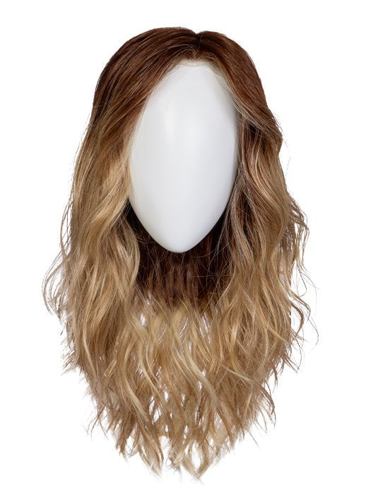 Balayage Beauty Synthetic Lace Front Wig with Mono Top - Natural Looking Human Hair Wig for Women | Perfect for Daily Wear, Cosplay & Special Occasions