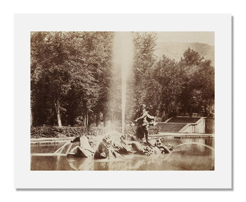 Charles Clifford Fountain in the Gardens of La Granja - Vintage Landscape Photography Print - Perfect for Home Decor, Office Wall Art & Historical Photo Collections