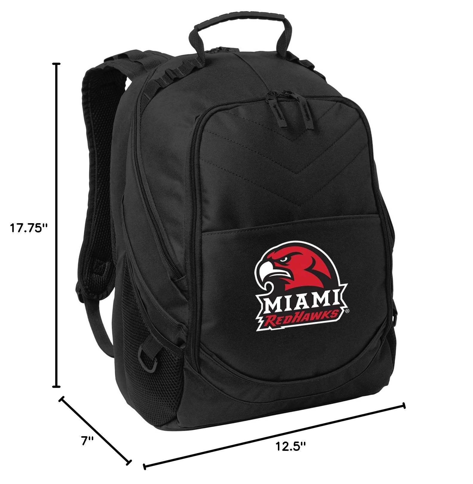 Miami University Laptop Backpack for Students - Durable Computer Bag for Campus & Travel - Miami of Ohio Essential Gear