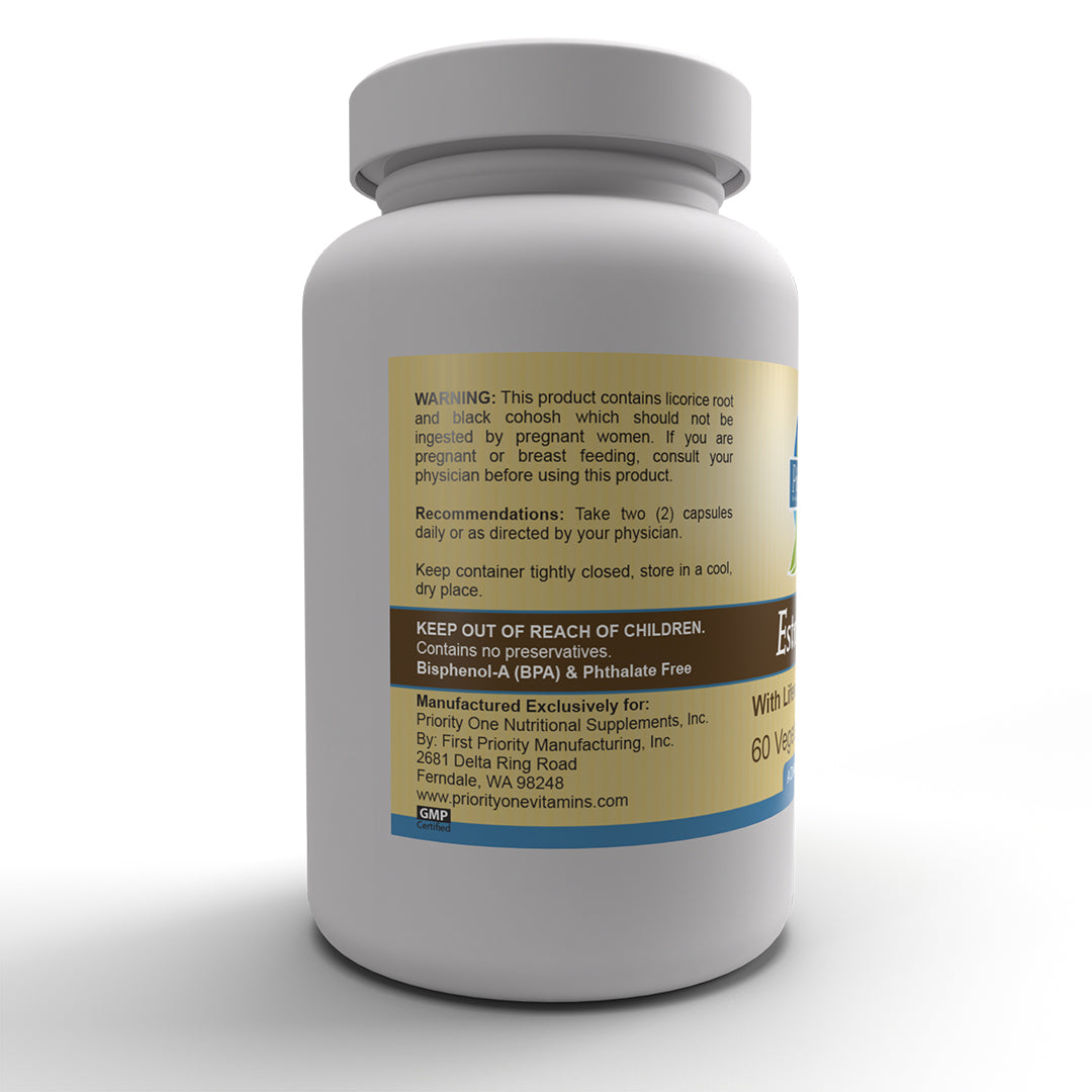 Estro Flash™ - 60 Vegetarian Capsules for Menopause Relief & Hormone Balance Support | Hot Flash Relief, Night Sweat & Mood Support for Women