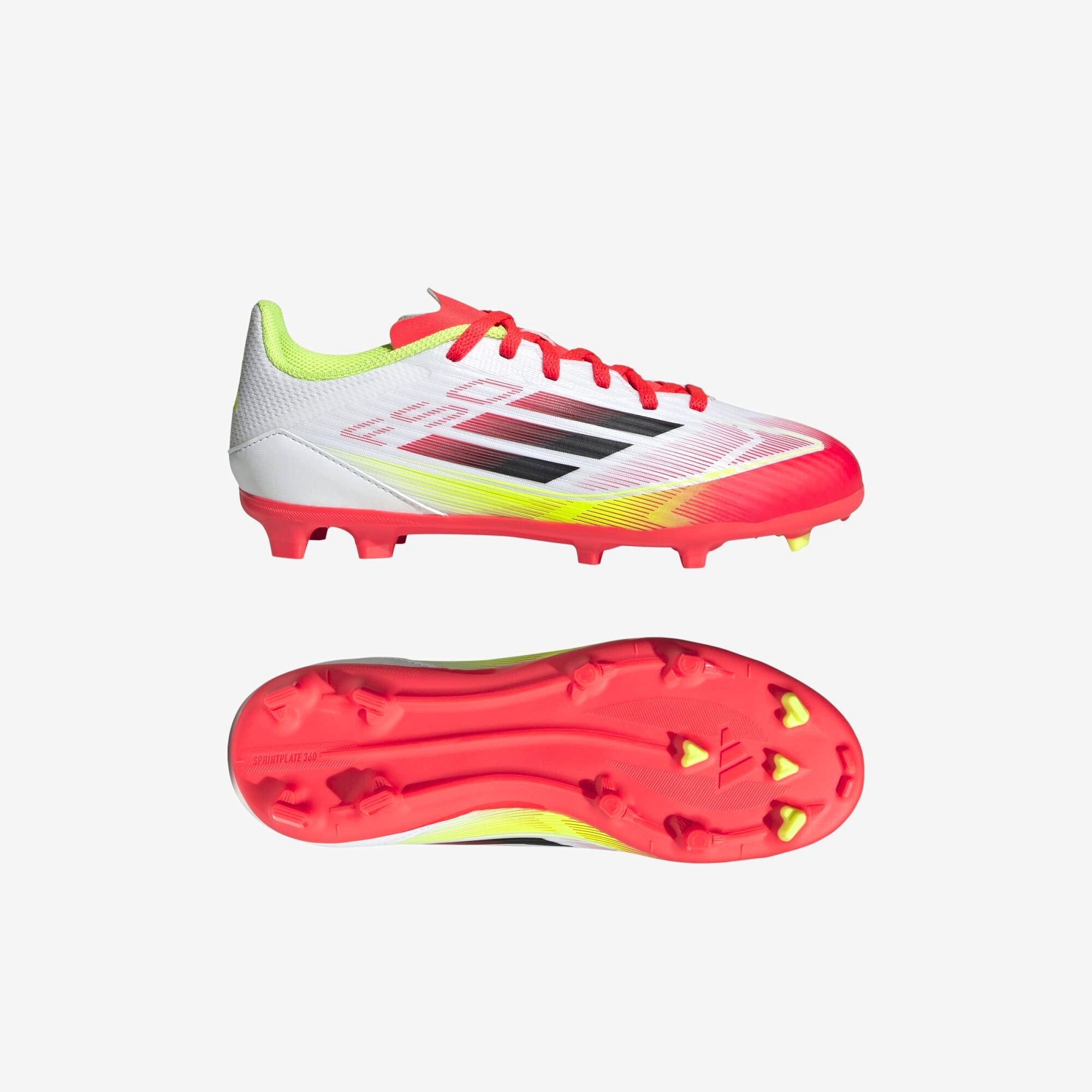 adidas Jr. F50 League Soccer Cleats - Youth Football Shoes for Boys & Girls - Lightweight & Durable for Field & Turf - Perfect for Training & Matches