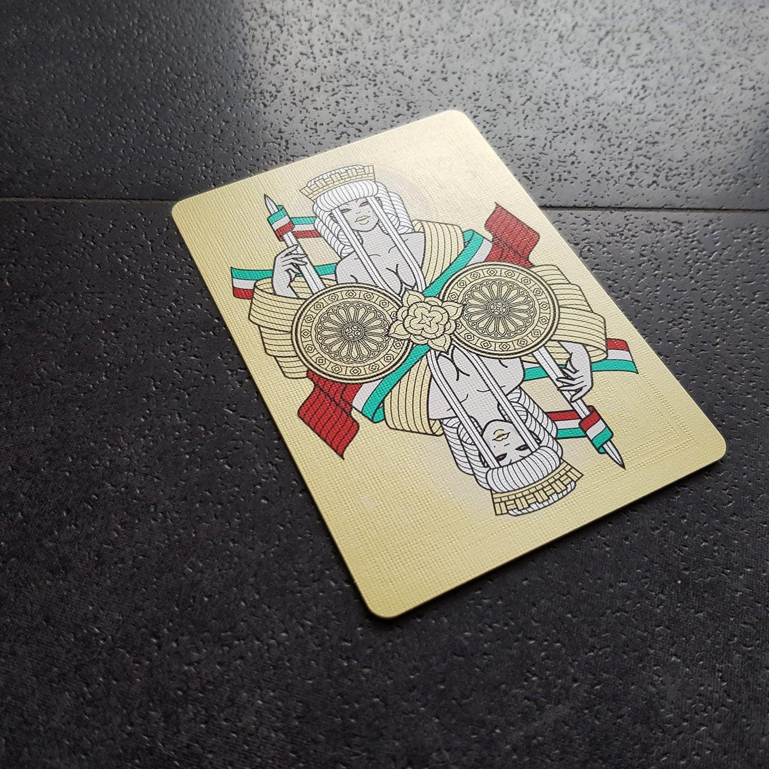 Italia Divina Luxury Playing Cards by Thirdway Industries - Premium Italian-Themed Deck for Card Games, Magic Tricks & Collectors | Perfect for Poker, Blackjack & Gift Giving