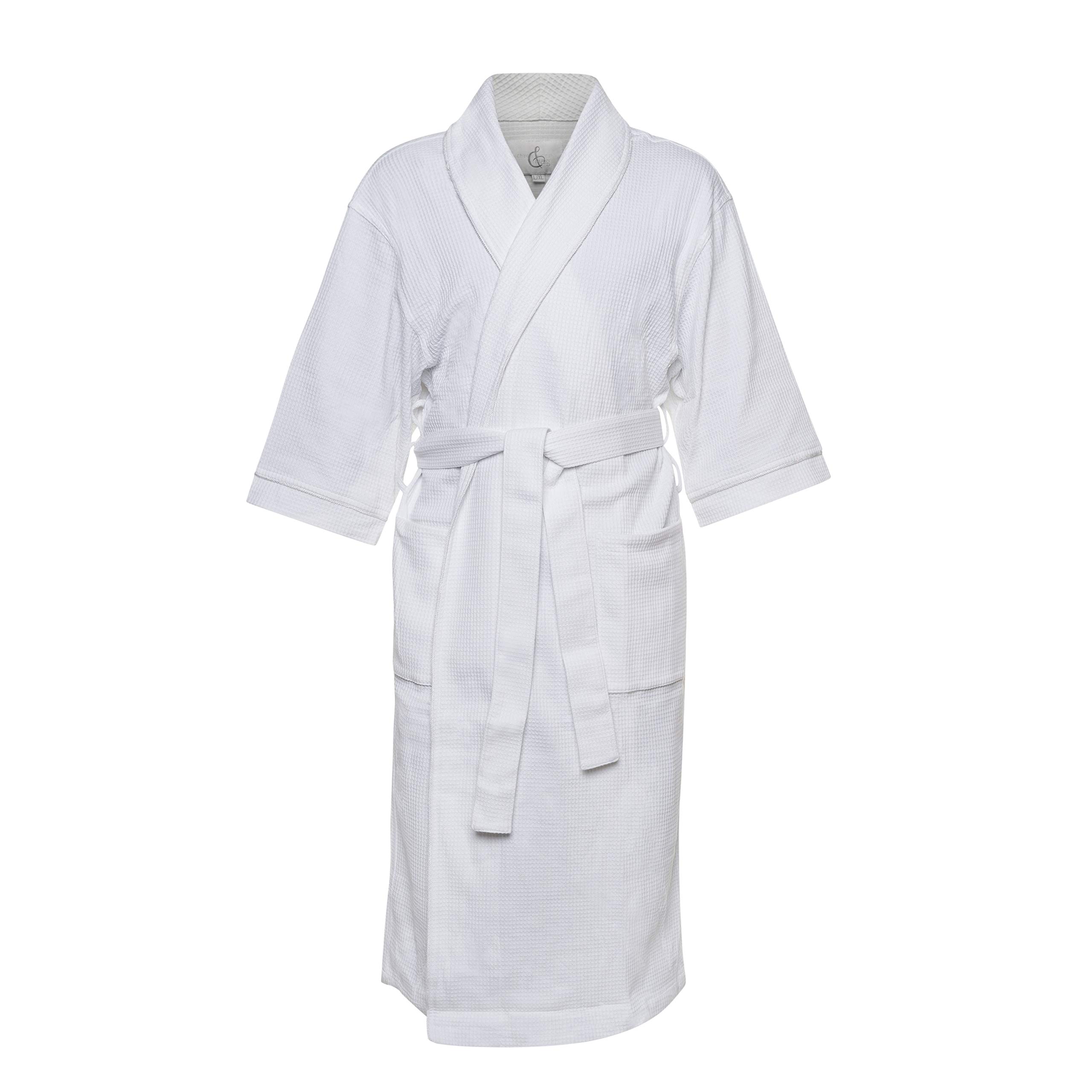 CHADSWORTH & HAIG Knit Bathrobe - Lightweight Super Soft Waffle Robe for Women & Men | Unisex Hotel & Spa Quality Loungewear | Perfect for Relaxing at Home, After Shower, or Spa Days