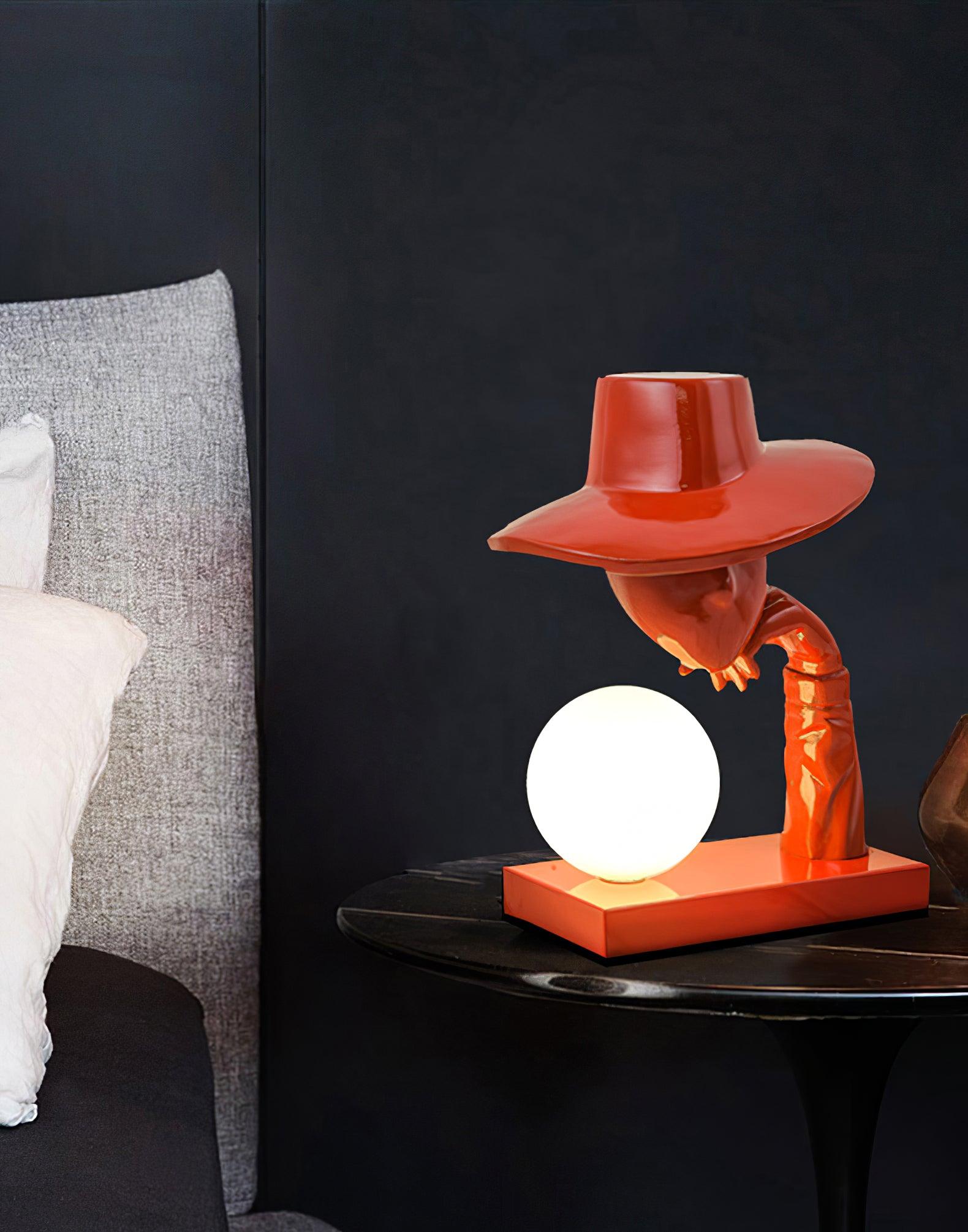 Juni Resin Novelty Lamp - Unique Handmade Resin Night Light for Home Decor, Bedroom, Living Room, and Gifts | Perfect for Relaxation, Ambiance, and Aesthetic Lighting