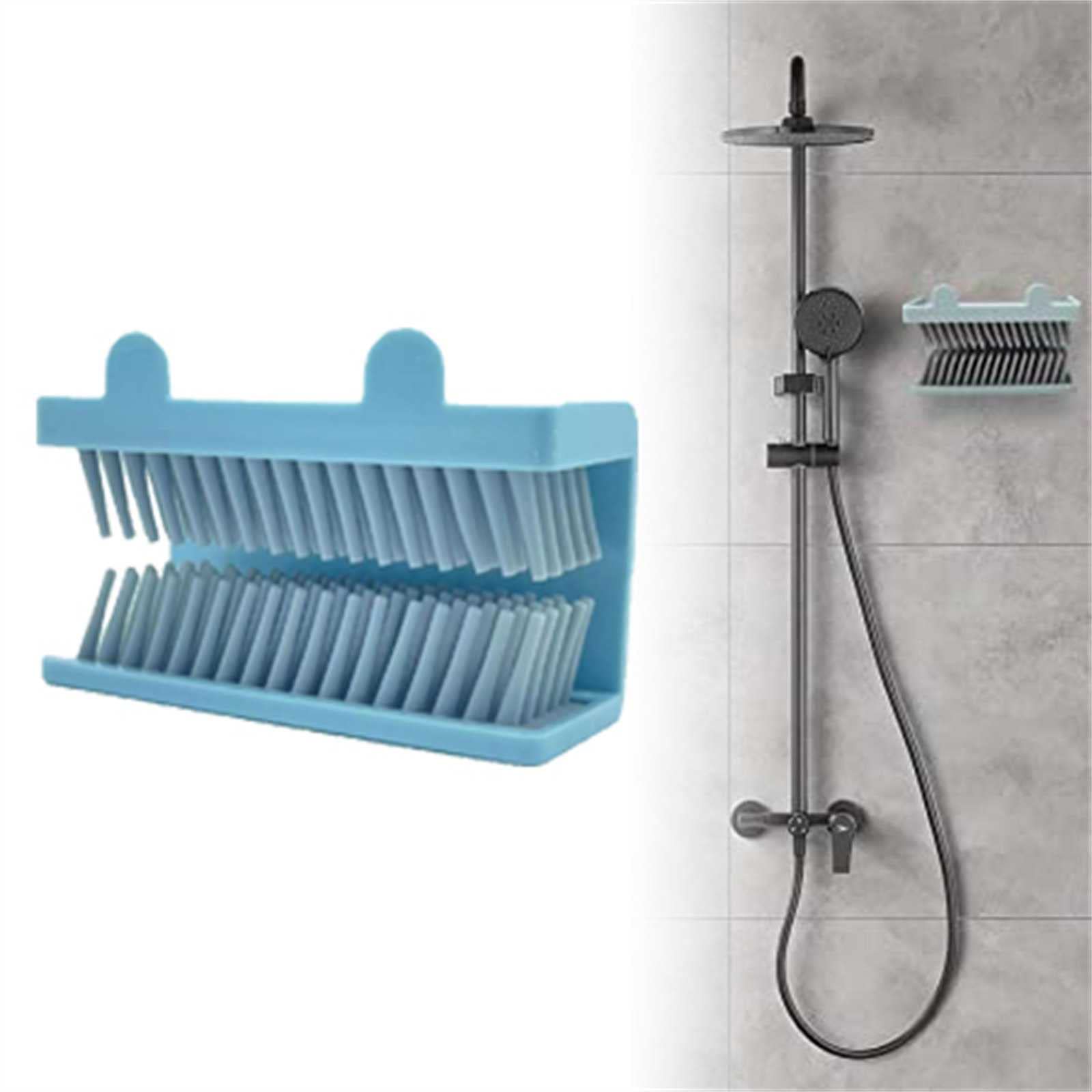 Gigesute Reusable Shower Hair Catcher Wall Mount - Hair Trap & Drain Protector for Bathtub & Shower - Bathroom Hair Collector for Clog Prevention (Ideal for Homes with Pets & Long Hair)