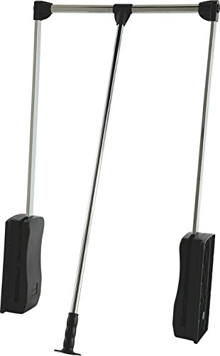 Hafele Pull Down Closet Rod - 26 lbs Load Capacity, Chrome-Plated, Adjustable 26