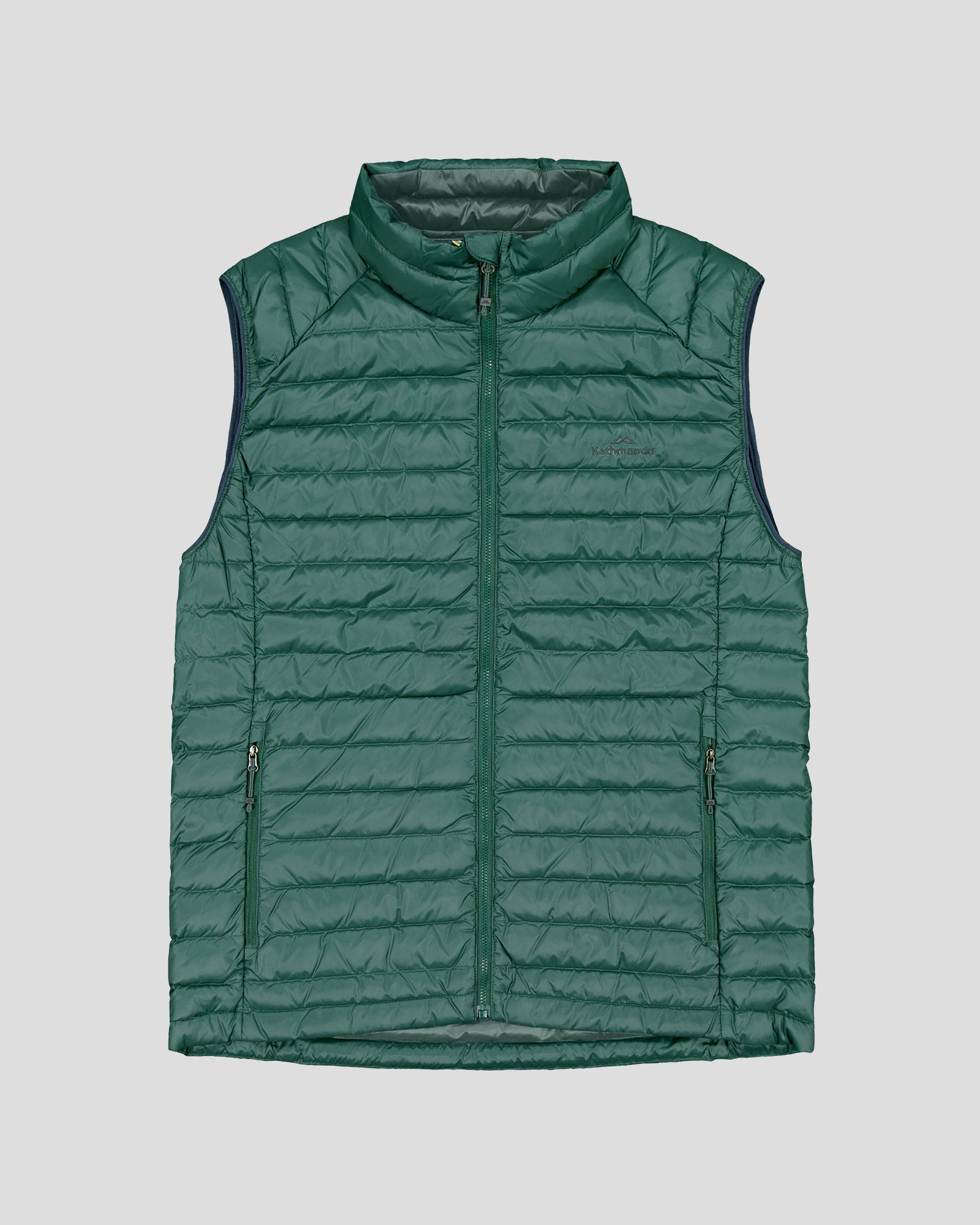 Men's Heli Down Vest v4 - Lightweight Warm Winter Jacket for Outdoor Activities - Deep Forest Green - Perfect for Hiking, Camping & Cold Weather Adventures