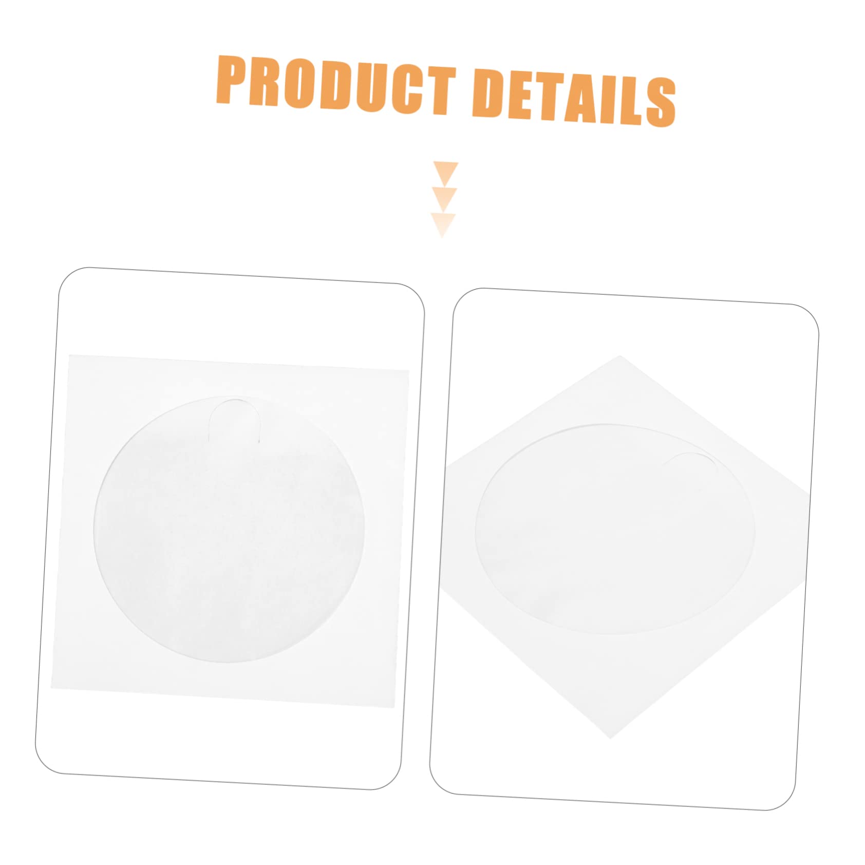 Veemoon 100pcs DVD Paper Sleeves - Eco-Friendly Storage Cases & Organizers for DVDs, CDs, Blu-rays - Perfect for Home, Office & Media Collection Organization