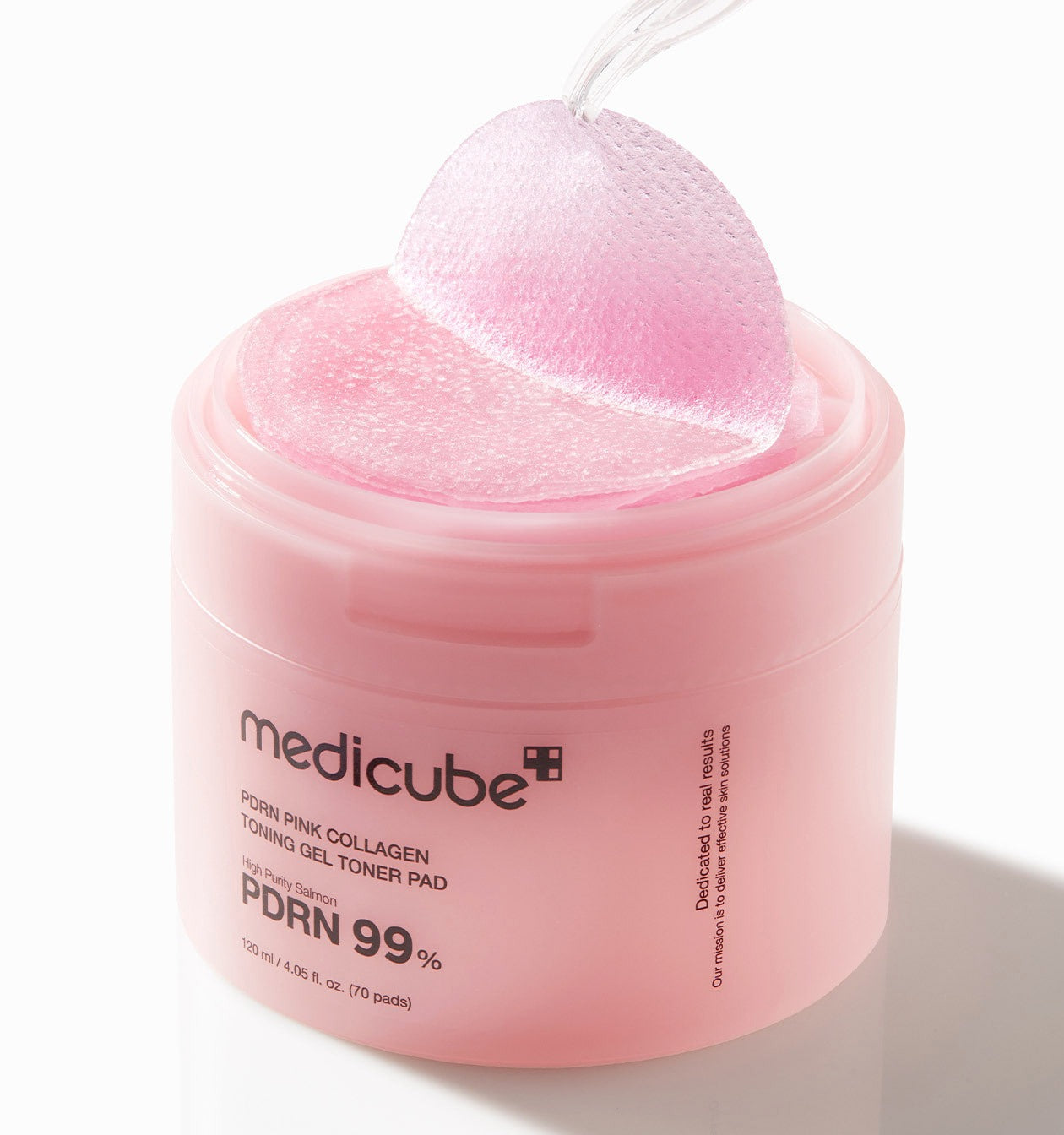 Medicube PDRN Pink Collagen Toning Gel Toner Pad 70pcs - Hydrating & Brightening Facial Treatment for Glowing Skin | Perfect for Daily Skincare Routine & Travel Essentials