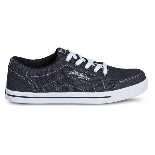 KR Strikeforce Laguna Black Denim Women's Bowling Shoes - Comfortable & Durable for League Play & Tournament Bowling
