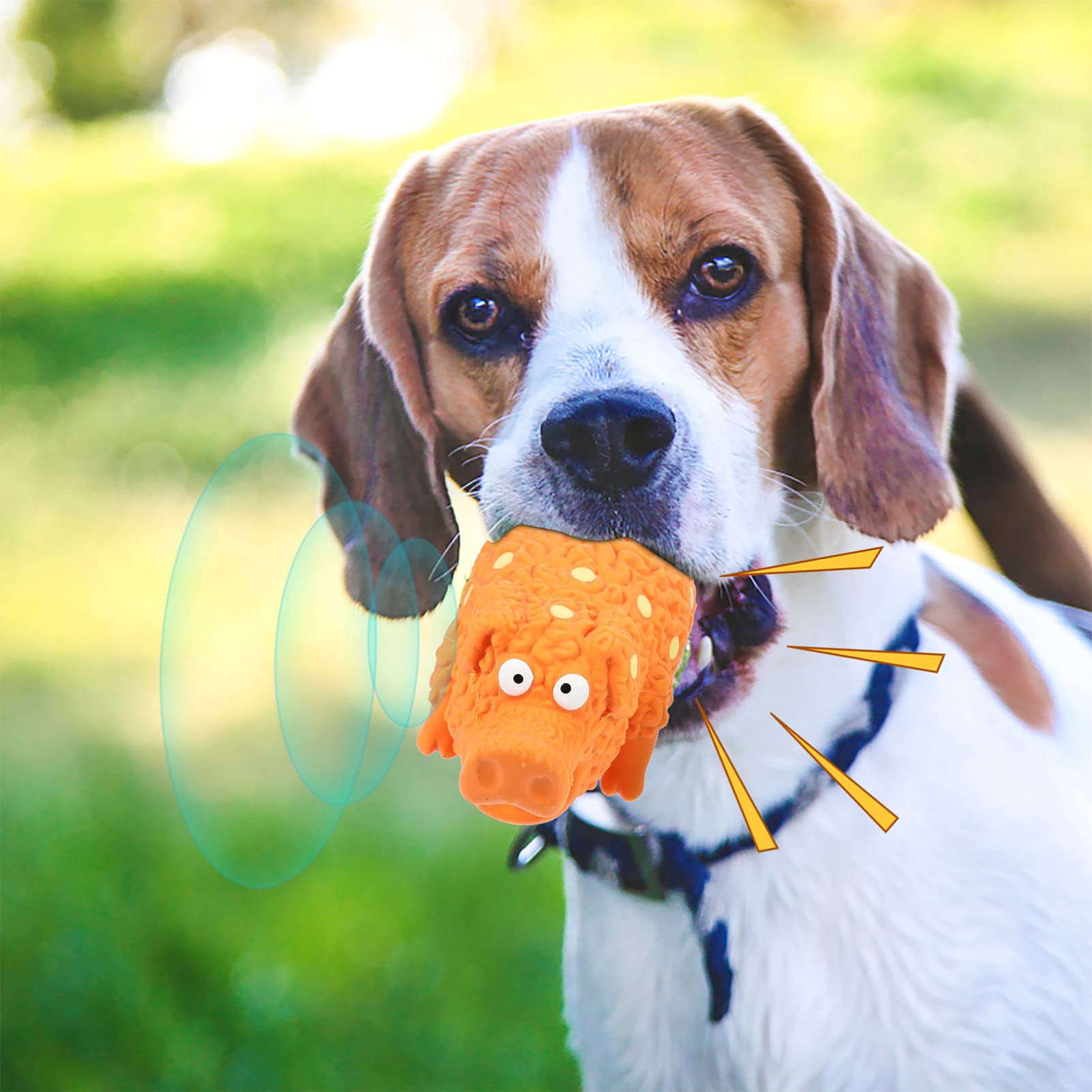 2pcs Dog Chew Toys for Teething & Teeth Cleaning - Pet Playthings for Puppies