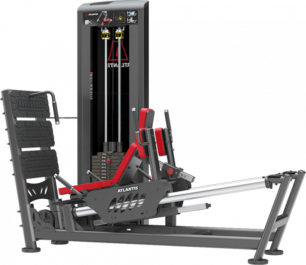 ATLANTIS Horizontal Leg Press Machine for Home Gym - Heavy Duty Leg Workout Equipment for Strength Training & Muscle Building - Perfect for Fitness Enthusiasts & Bodybuilders