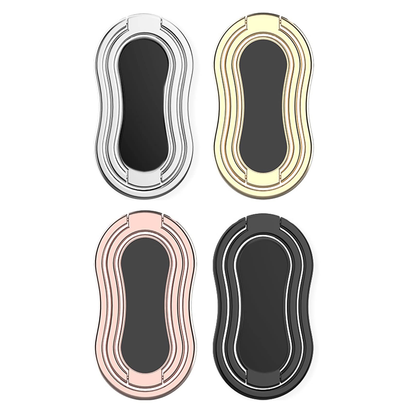 360° Rotating Magnetic Phone Ring Holder - Foldable Kickstand & Grip for iPhone, Samsung & Smartphones | Perfect for Hands-Free Viewing, Selfies & Desktop Use