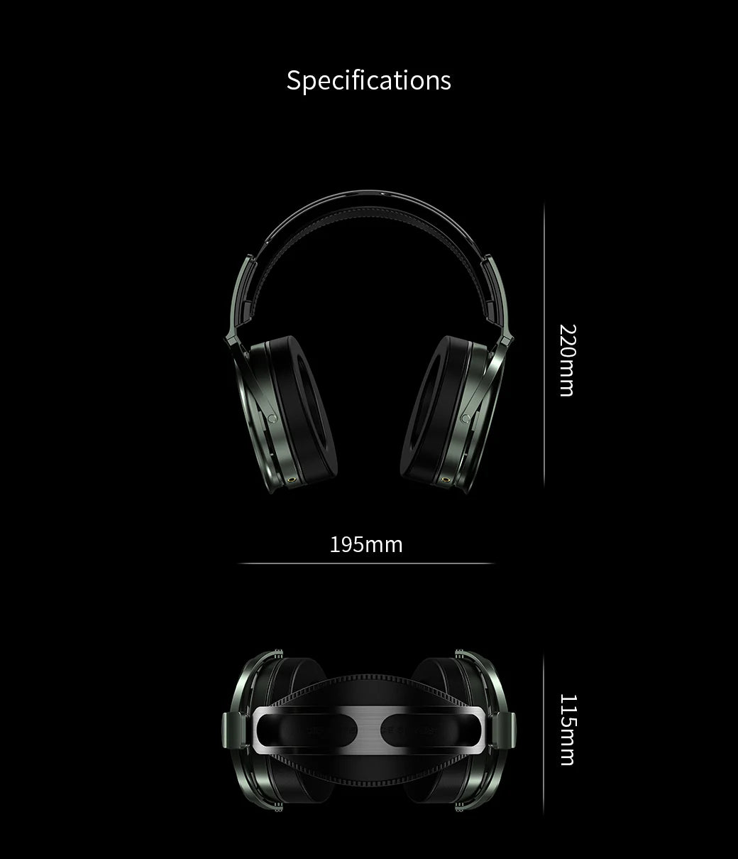 Aune SR7000 Closed Back Headphones - Professional Studio Monitor Headphones with Noise Isolation | Perfect for Music Production, Gaming & Home Studio Recording