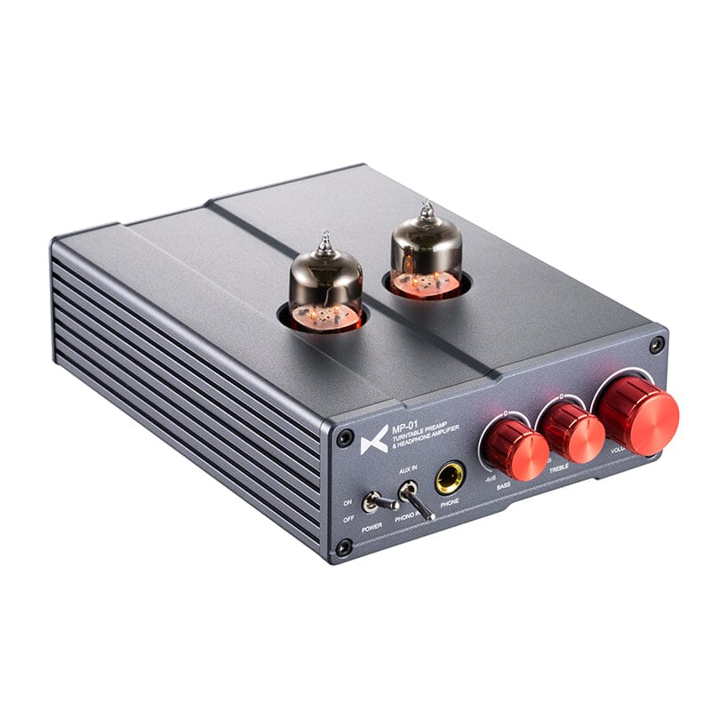xDuoo MP01 Tube Phono Preamp & Headphone Amplifier - High-Fidelity Audio for Vinyl Records & Headphones - Perfect for Home Audio & Music Studio Use