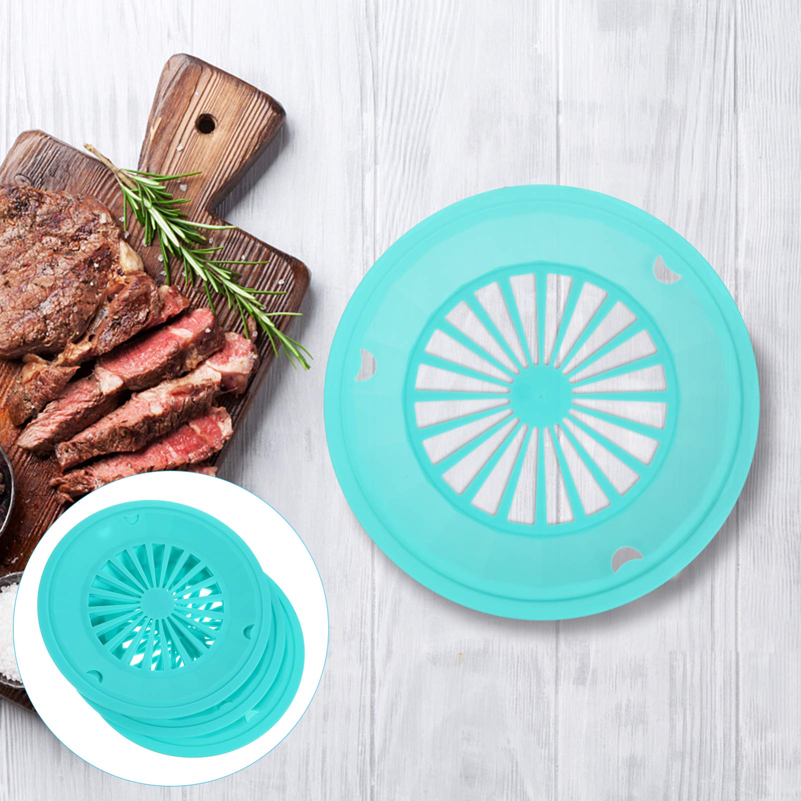 BESTonZON 10-Pack Reusable Plastic Plate Holders - Durable Dinner Plate Stands for Parties, Picnics, BBQs & Outdoor Events - Eco-Friendly Party Supplies for Paper Plates