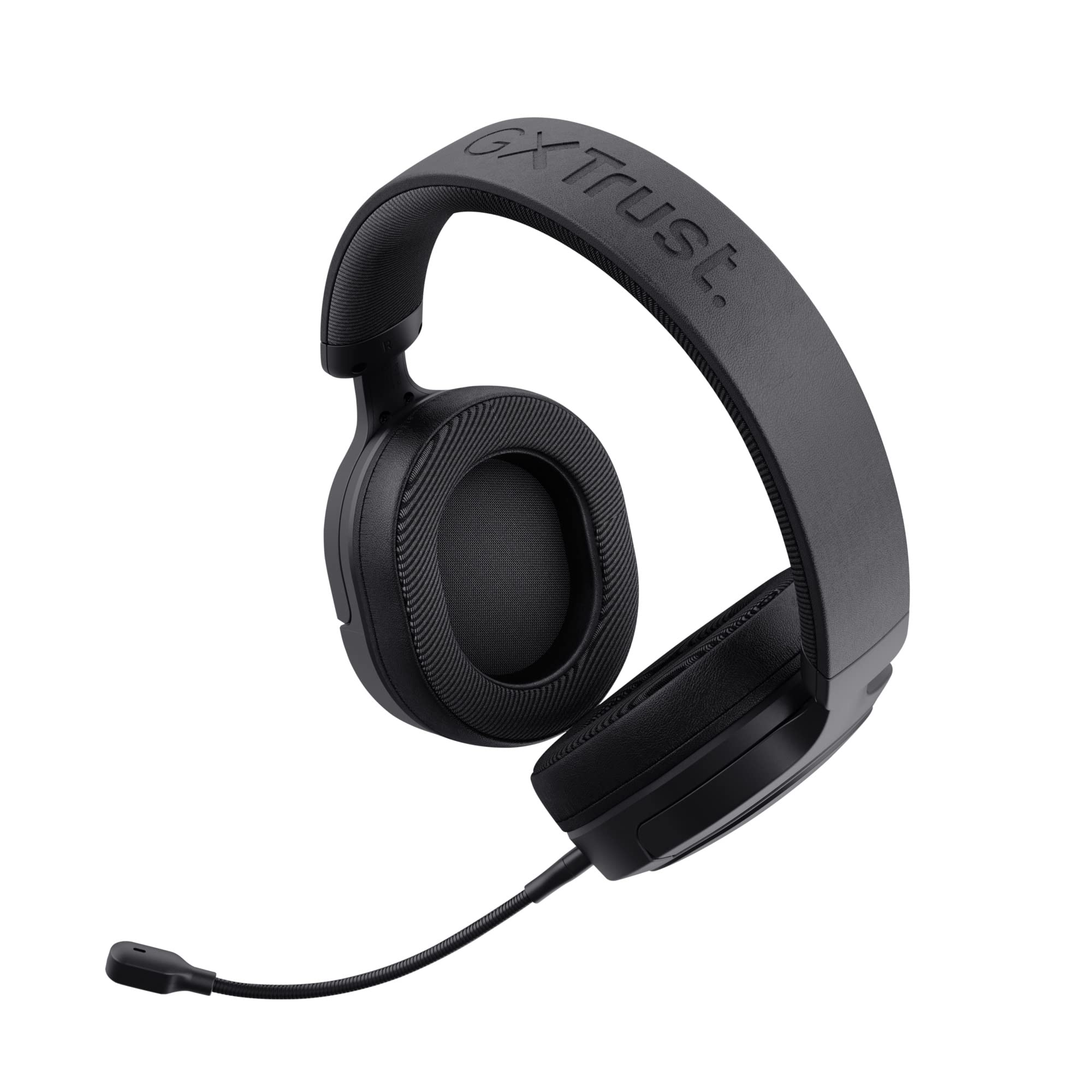 Trust Gaming GXT 498 Forta Officially Licensed PS5 Headset - Wired Over-Ear Gaming Headphones for PlayStation 5/PS4 with 50mm Drivers, Detachable Mic & 1.2m Cable (Black) | Perfect for Competitive Gaming, Streaming & Long Play Sessions