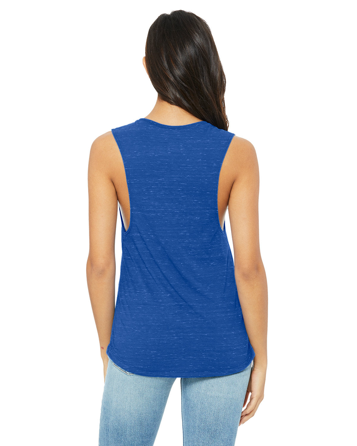 Bella + Canvas B8803 Women's Flowy Scoop Neck Muscle Tank Top - Soft & Comfortable for Yoga, Gym, and Casual Wear
