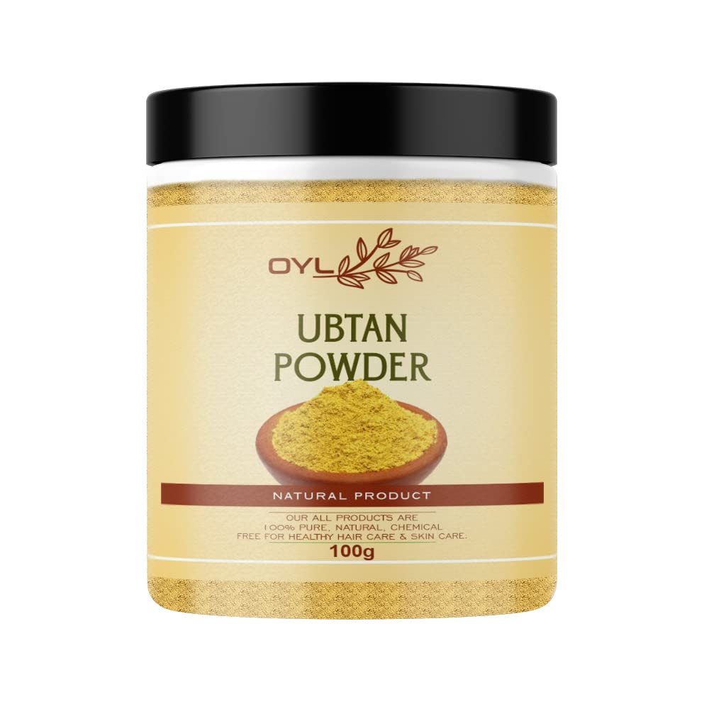 OYL Natural Ubtan Powder for Face & Body - 100% Pure, Chemical-Free Skin Brightening Treatment for Glowing Skin, Oil Control & Acne Relief (100g) | Perfect for Daily Skincare Routine & Spa Treatments