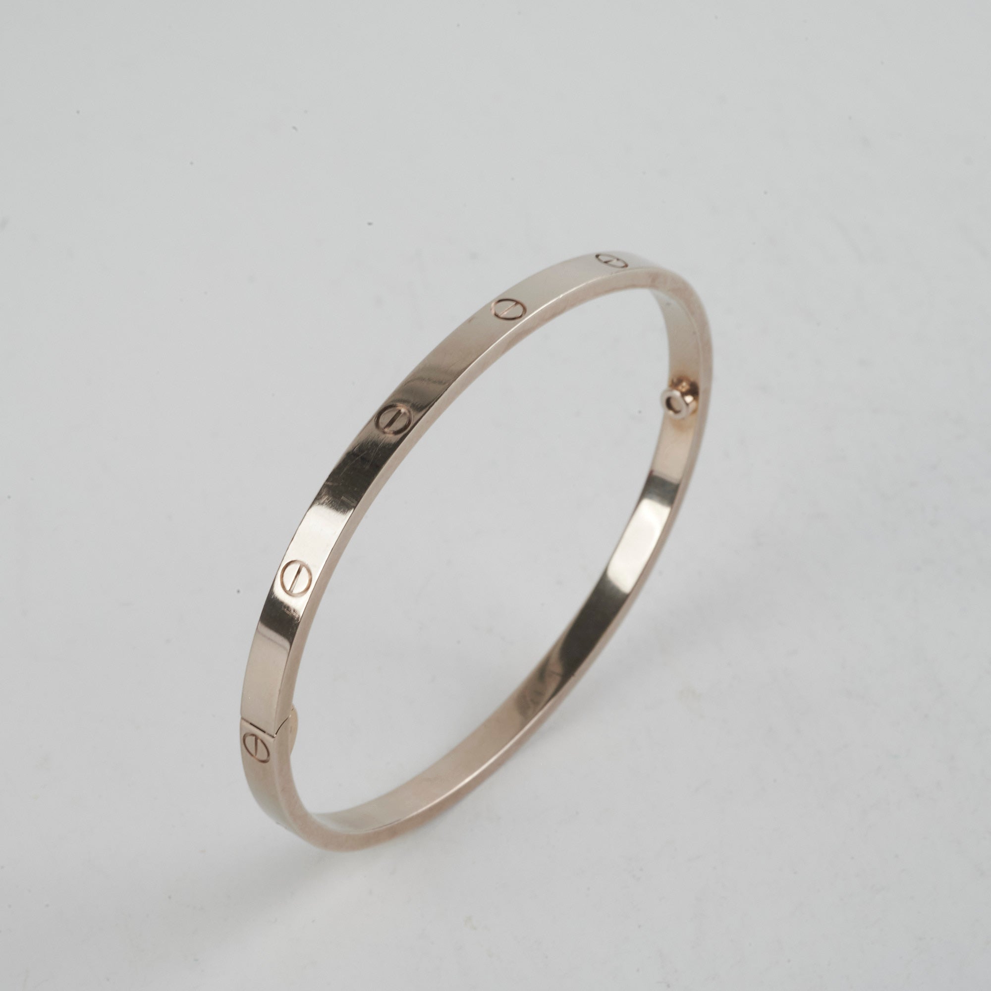 Cartier Small Love Bracelet 17 - 18K White Gold Luxury Jewelry for Women, Perfect for Anniversary Gifts & Special Occasions
