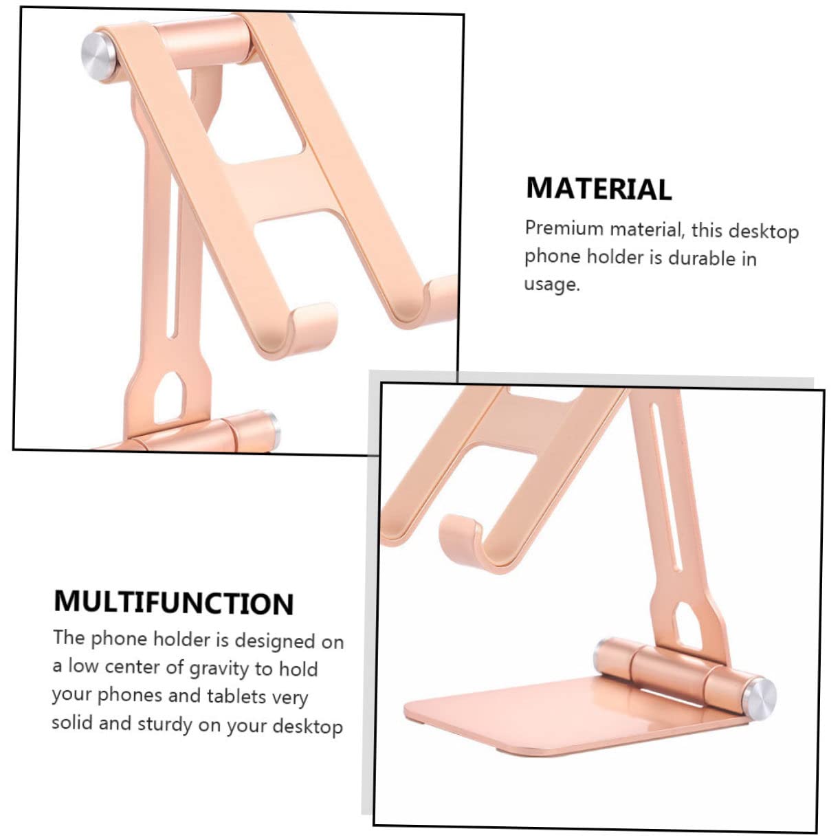 UKCOCO Silicone Phone Holder - Universal Stand for Mobile, Laptop, Tablet - Perfect for Bathroom, Office, Kitchen & Travel Use