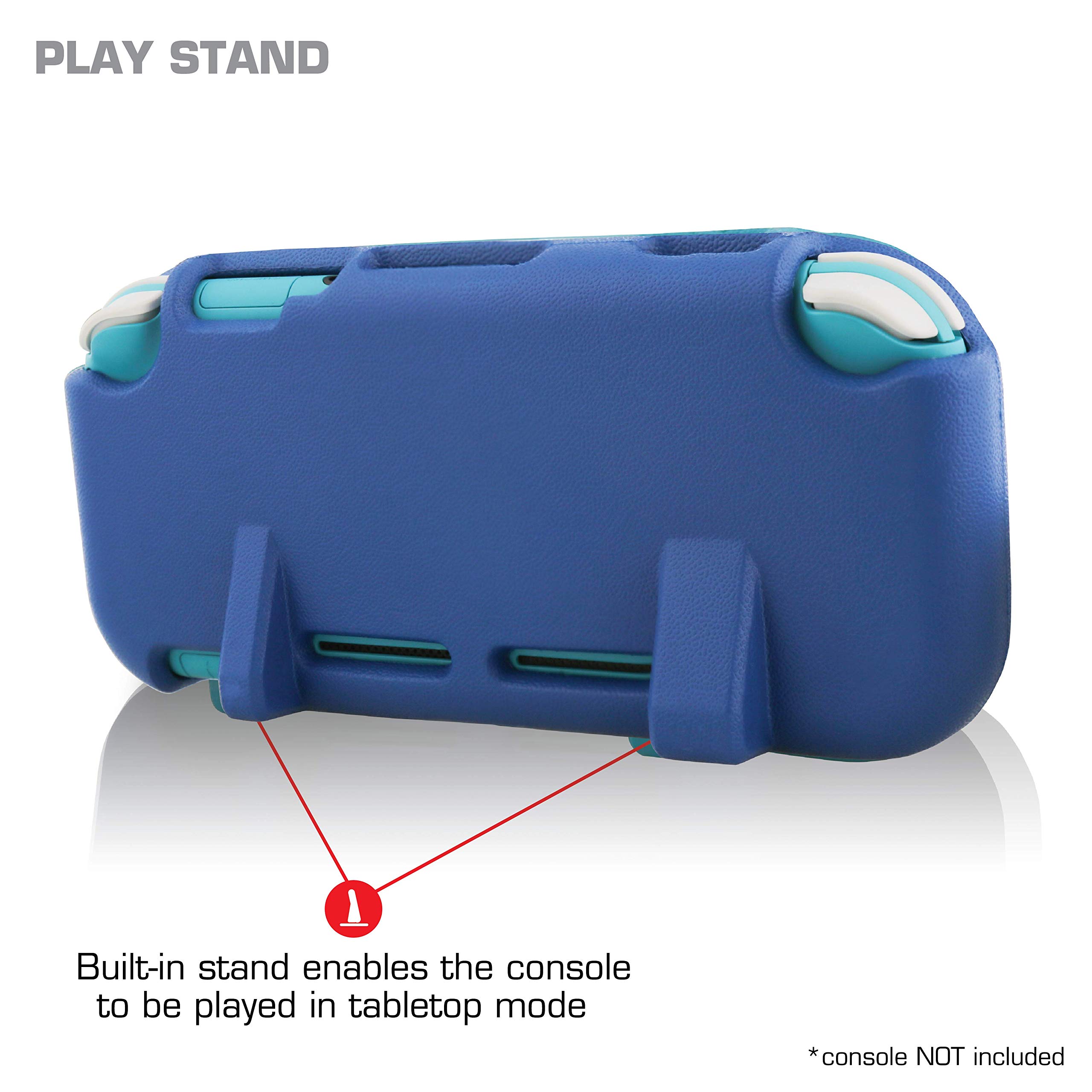 Nyko Bubble Case for Nintendo Switch Lite - Protective Shockproof Cover with Ergonomic Grip, Blue | Compatible with Nintendo Switch Lite | Perfect for Gaming, Travel & Everyday Protection